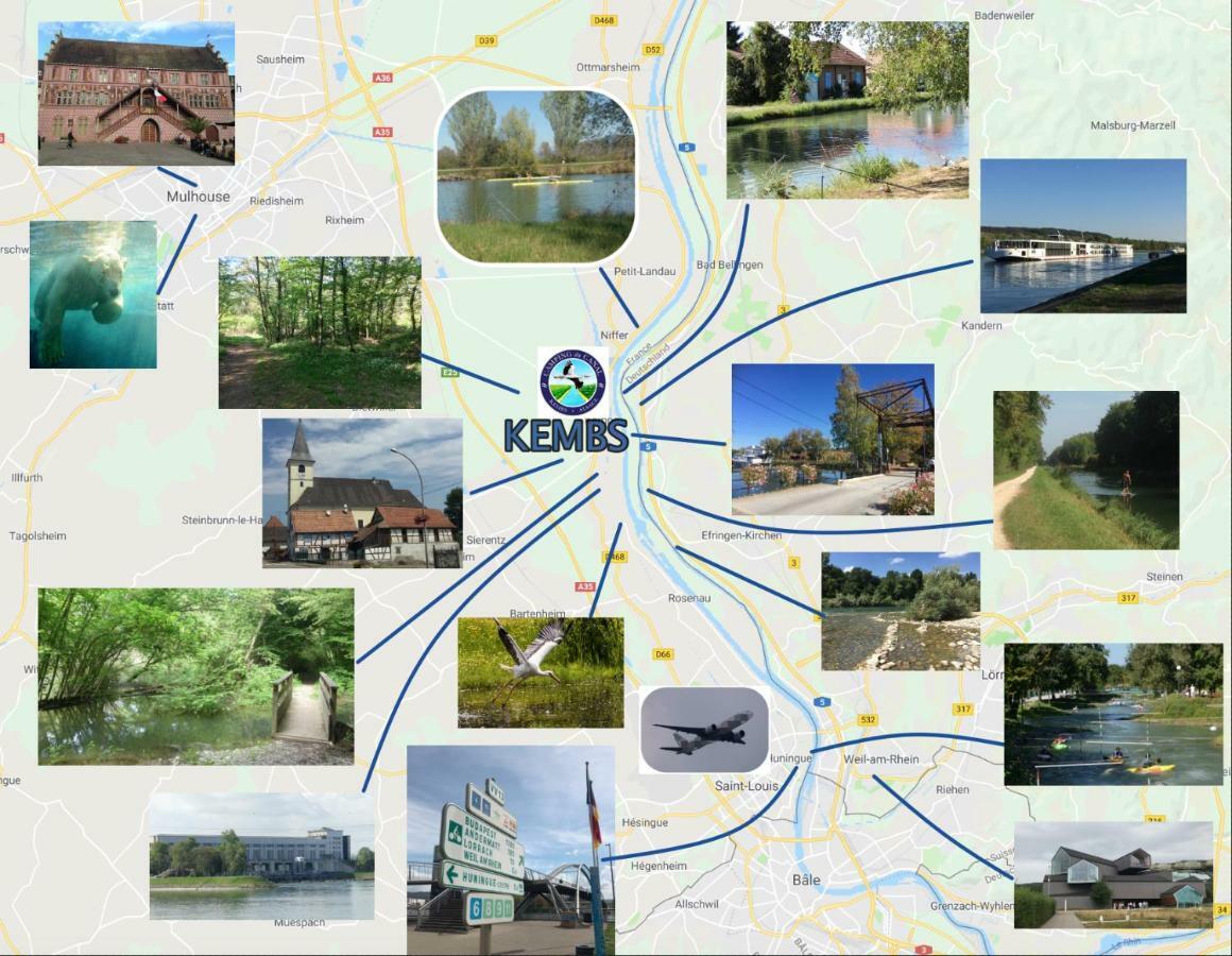 Camping Du Canal Kembs ภายนอก รูปภาพ
